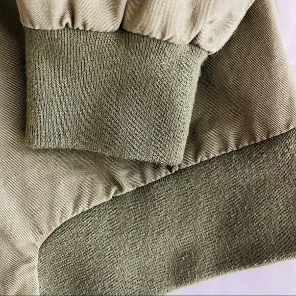 Thread & Supply green lightweight cinch waist cargo utility zip jacket small - Picture 6 of 6